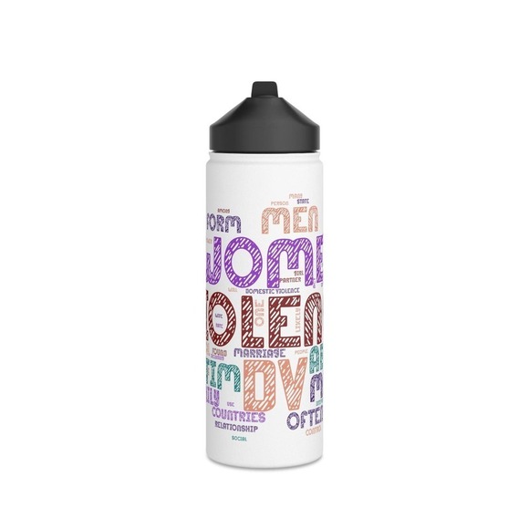 Domestic Violence Tumbler, Wrap, Domestic Violence Wrap, 18oz Tumbler Wrap - Picture 1 of 9